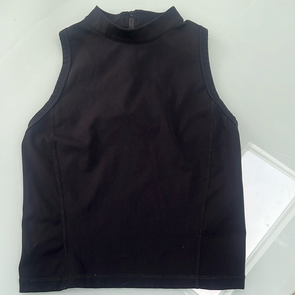 Sweaty Betty activewear black mock sleeveless dance yoga run workout power small